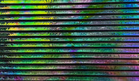 CBS 3mm Black Bullseye Reptilian Prismatic 90 COE Dichroic Glass - 3 Sizes!