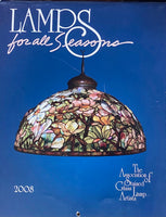 Vintage 2008 'Lamps for All Seasons' Stained Glass Tiffany Lampshades Full Color ASGLA Calendar - Great source of inspiration!
