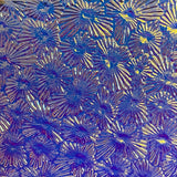 Clear CBS Cyan Copper 'Florentine' 90 COE Dichroic Glass - 5 sizes available!