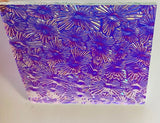 Clear CBS Cyan Copper 'Florentine' 90 COE Dichroic Glass - 5 sizes available!