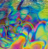 CBS 3mm Black Bullseye Corkscrew 90 COE Dichroic Glass - 3 Sizes!