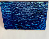 Black CBS Pink Teal Bullseye Granite 90 COE Dichroic Glass - 5 sizes available!