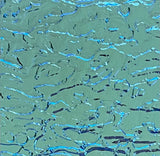 Black CBS Pink Teal Bullseye Granite 90 COE Dichroic Glass - 5 sizes available!