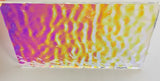 Clear Rainbow #2 Bullseye Ripple 90 COE Dichroic Glasses