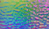 Clear Rainbow #2 Bullseye Ripple 90 COE Dichroic Glasses