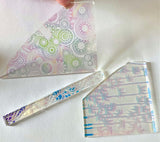 Thin One (1) Ounce 90 COE Patterned Dichroic Glass Assortment