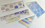 Thin One (1) Ounce 90 COE Patterned Dichroic Glass Assortment