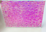 Clear CBS Magenta Green 'Stream X' 90 COE Dichroic Glass - 5 sizes available!