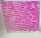 Clear CBS Magenta Green 'Stream X' 90 COE Dichroic Glass - 5 sizes available!