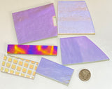 CBS Thin Crinklized 90 COE Dichroic Glass Assortment- Sweet!