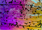 CBS Mardi Gras #4200 Rainbow #2 Frit Stringers 90 COE Dichroic Glass (Coating reversed)