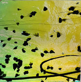 CBS Mardi Gras #4200 Rainbow #2 Frit Stringers 90 COE Dichroic Glass (Coating reversed)