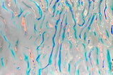 CBS Clear Candy Apple Red CAR 'Granite Ripple' 90 COE Dichroic Glass - 5 sizes available!