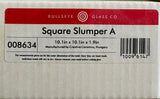 Bullseye Mold Square Slumper 10.1" x 10.1" x 1.9" (BEM8634)