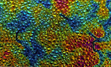 CBS Black Green Magenta Fusion Dew Drop 90 COE Dichroic Glass - Available in 4 sizes!
