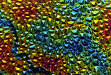 CBS Black Green Magenta Fusion Dew Drop 90 COE Dichroic Glass - Available in 4 sizes!