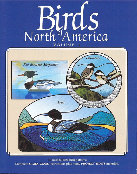 OOP 1994 'Birds of North America - Volume 1' Stained Glass Pattern Book - Full size patterns
