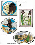 1997 "Classical Glass" Stained Glass Pattern Book - Collection of Animals, Cowboys and Southwestern Designs