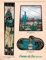 Vintage 1994 'Desert Skies' Stained Glass Pattern Book - OOP NOS - Incredible patterns!