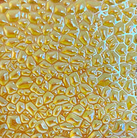 Thin Clear CBS Pink Teal Dew Drop 90 COE Dichroic Glass - 5 sizes available!