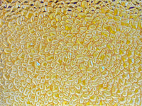 Thin Clear CBS Pink Teal Dew Drop 90 COE Dichroic Glass - 5 sizes available!