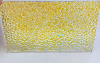 Thin Clear CBS Pink Teal Dew Drop 90 COE Dichroic Glass - 5 sizes available!