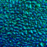Black CBS Magenta Green Dew Drop 90 COE Dichroic Glass - 5 sizes available!