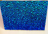 Black CBS Magenta Green Dew Drop 90 COE Dichroic Glass - 5 sizes available!