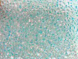 Thin Clear CBS Black Cherry Dew Drop 90 COE Dichroic Glass - 5 sizes available!