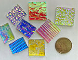 Clear 90 COE Dichroic Mix 1 Ounce Glass Assortment - Sweet!