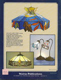 OOP 1992 ' Elegant Lamps 3' Stained Glass Pattern Book - Awesome lamp shade patterns!