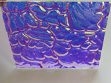 Clear 3mm CBS Cyan Copper Figure C 90 COE Dichroic Glass - 6 sizes available!