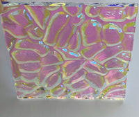 Clear 3mm CBS Emerald 'Figure C' 90 COE Dichroic Glass - 5 sizes available!