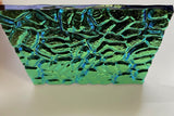 Black 3mm CBS Cyan Copper Figure C 90 COE Dichroic Glass - 5 sizes available!