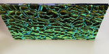 Black 3mm CBS Cyan Copper Figure C 90 COE Dichroic Glass - 5 sizes available!