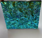 Black CBS Blue Gold Florentine 90 COE Dichroic Glass - 5 sizes available!