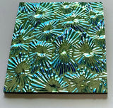 Black CBS Red Silver Blue 'Florentine' 90 COE Dichroic Glass - 5 sizes available!