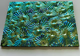 Black CBS Red Silver Blue 'Florentine' 90 COE Dichroic Glass - 5 sizes available!