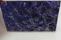 CBS Thin Black Violet Florentine 90 COE Dichroic Glass- 5 sizes available!