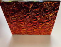 Black Candy Apple Red (CAR) Florentine 90 COE Dichroic Glass - 3 Sizes!