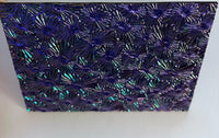 CBS Thin Black Violet Florentine 90 COE Dichroic Glass- 5 sizes available!