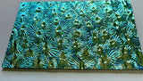 Black CBS Red Silver Blue 'Florentine' 90 COE Dichroic Glass - 5 sizes available!
