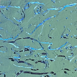 Black CBS Pink Teal Bullseye Granite 90 COE Dichroic Glass - 5 sizes available!