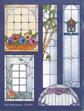 Vintage 1999 'Look what you can do with Grids' Stained Glass Pattern Book - Incredible sets of patterns for your home!