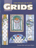 Vintage 1999 'Look what you can do with Grids' Stained Glass Pattern Book - Incredible sets of patterns for your home!