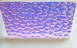CBS Thin Clear Cyan Copper Hammered 90 COE Dichroic Glass - 5 sizes available!