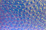 CBS Thin Clear Cyan Copper Hammered 90 COE Dichroic Glass - 5 sizes available!