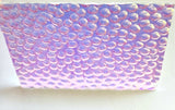 CBS Thin Clear Cyan Copper Hammered 90 COE Dichroic Glass - 5 sizes available!