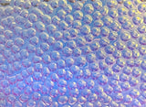 CBS Thin Clear Cyan Copper Hammered 90 COE Dichroic Glass - 5 sizes available!