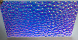 CBS Thin Clear Cyan Copper Hammered 90 COE Dichroic Glass - 5 sizes available!